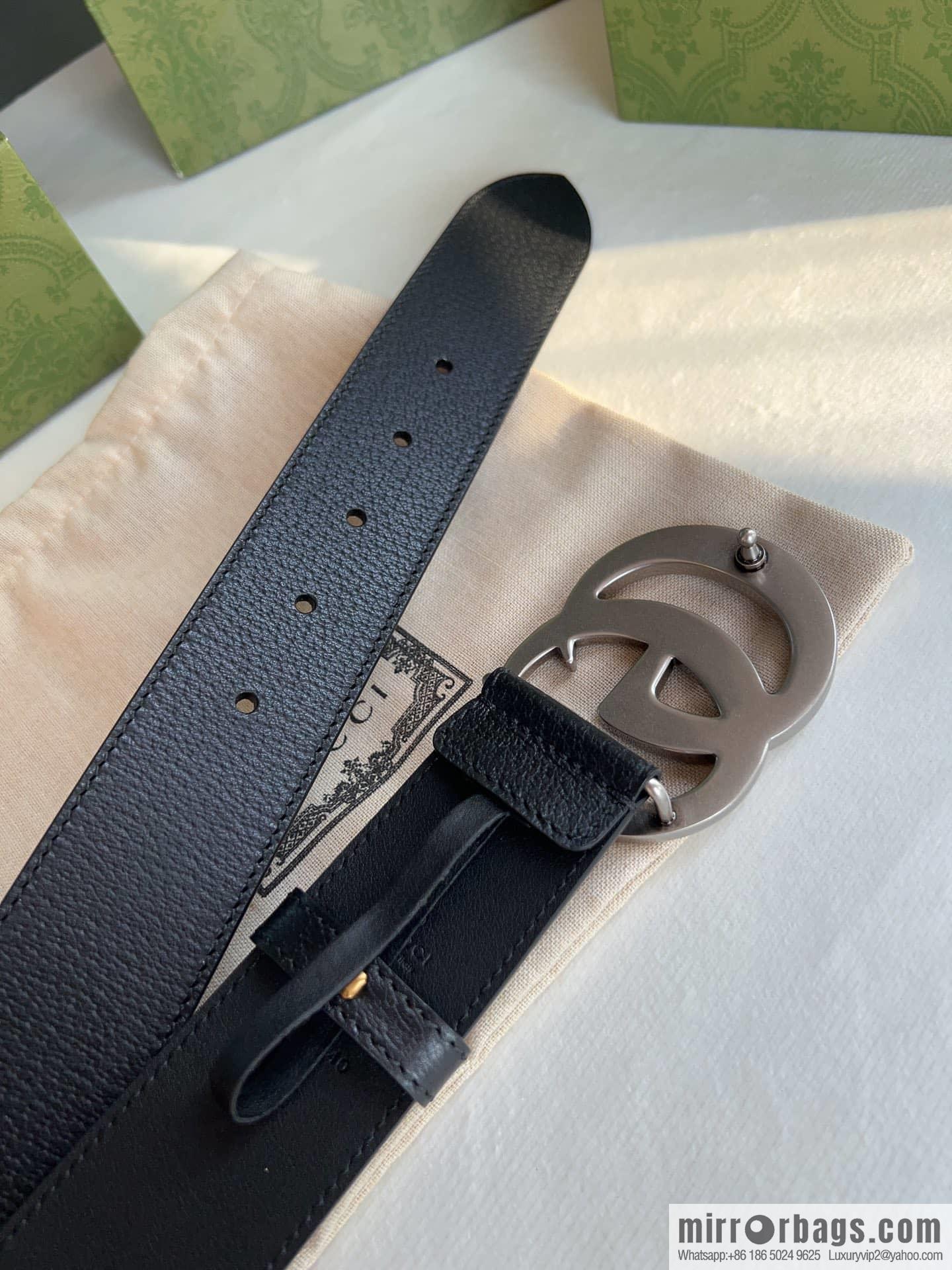 Gucci Gucci, men's 3.8cm belt made of imported cowhide Seiko
