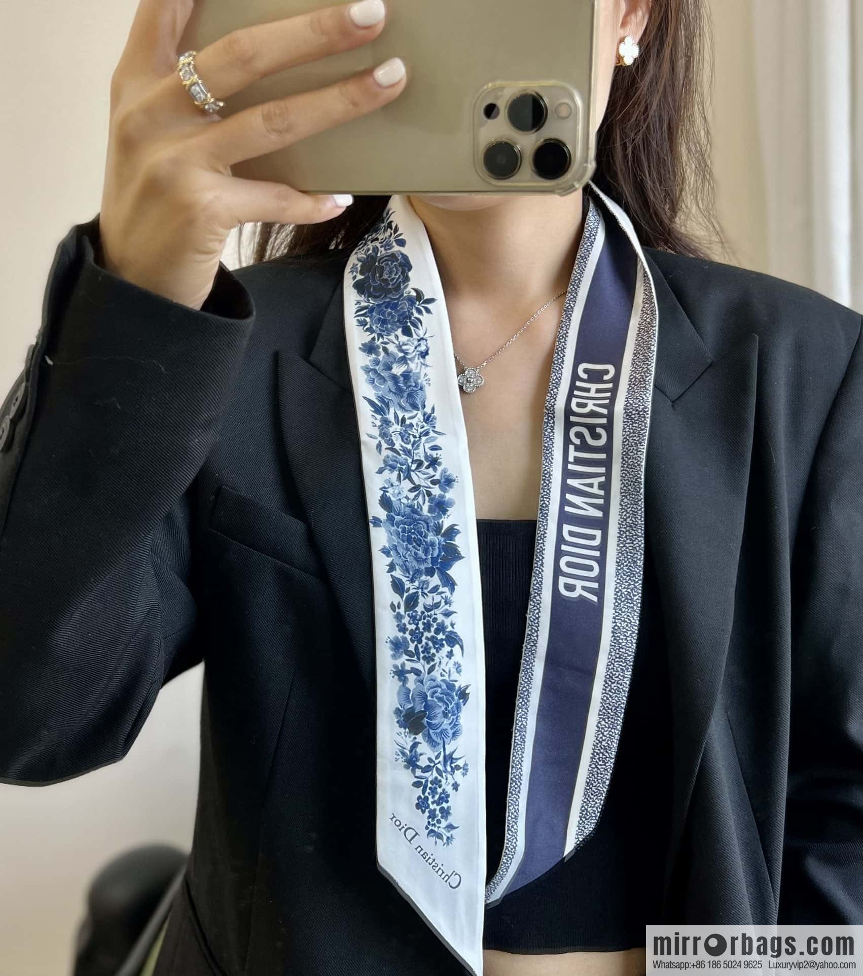 Dior Winter Garden Twilly Ribbon