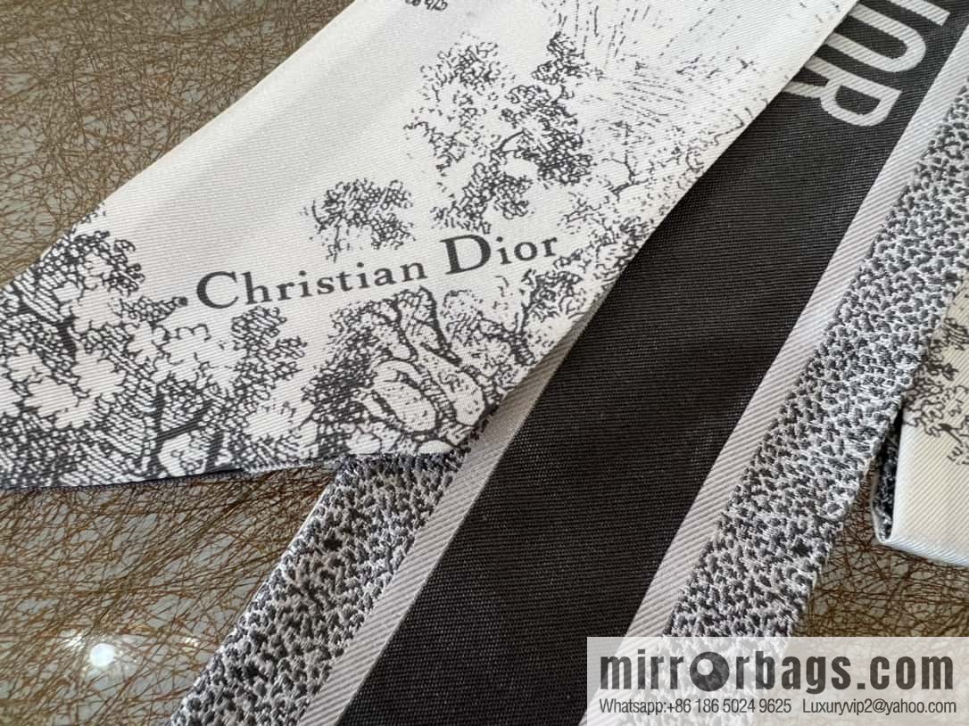 Dior twilly Sauvage Zooey print headband