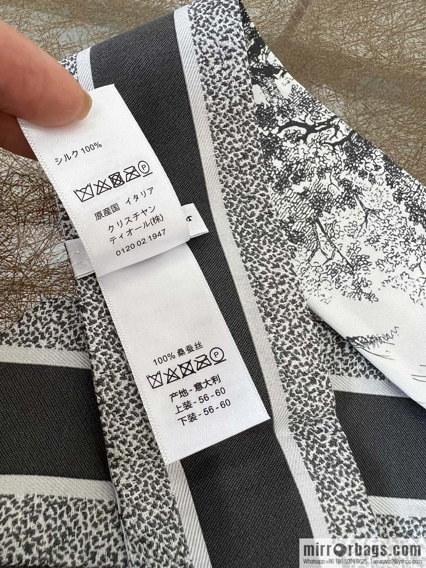 Dior twilly Sauvage Zooey print headband