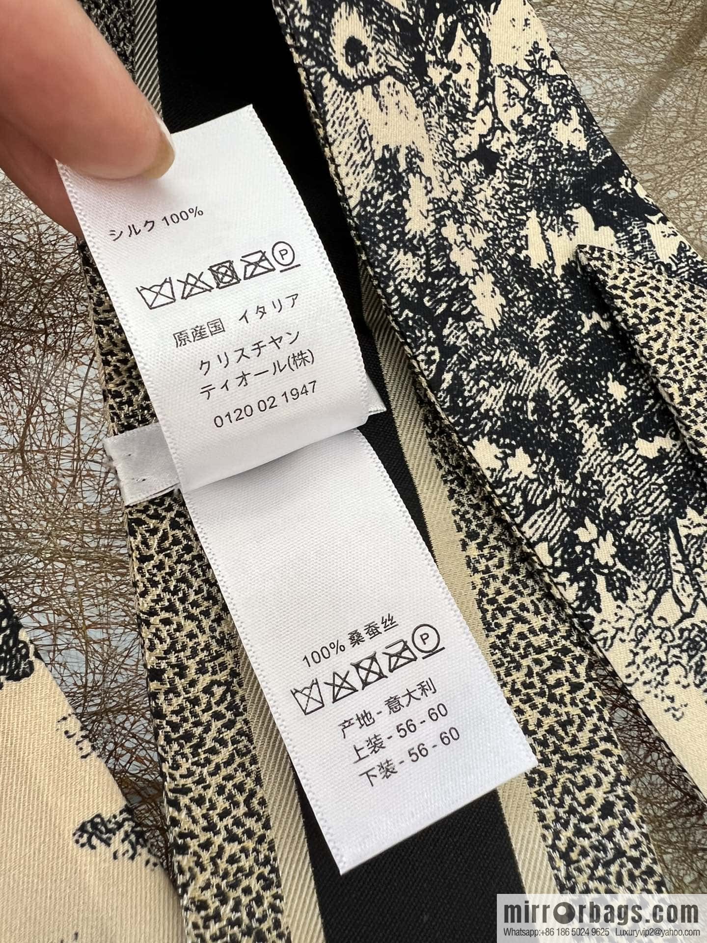 Dior twilly Sauvage Zooey print headband