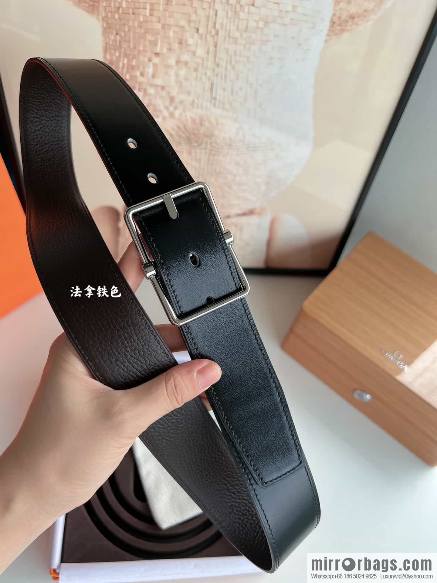 Hermes Hermes 40mm Nathan Double Sided External Belt