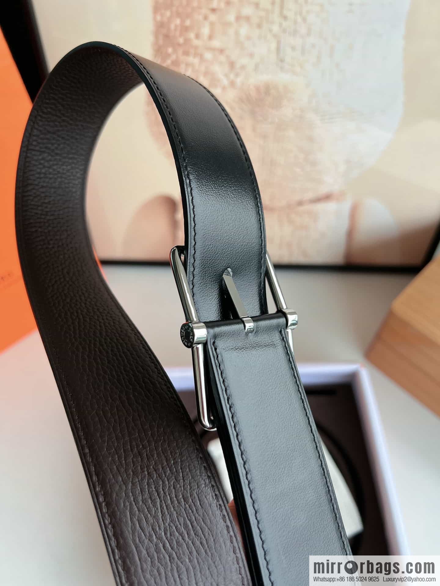 Hermes Hermes 40mm Nathan Double Sided External Belt