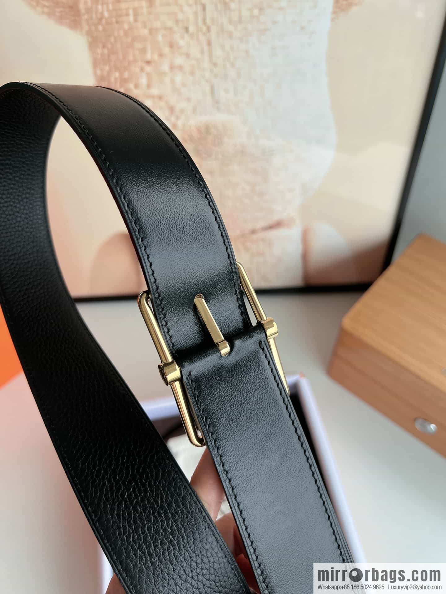 Hermes Hermes 40mm Nathan Double Sided External Belt