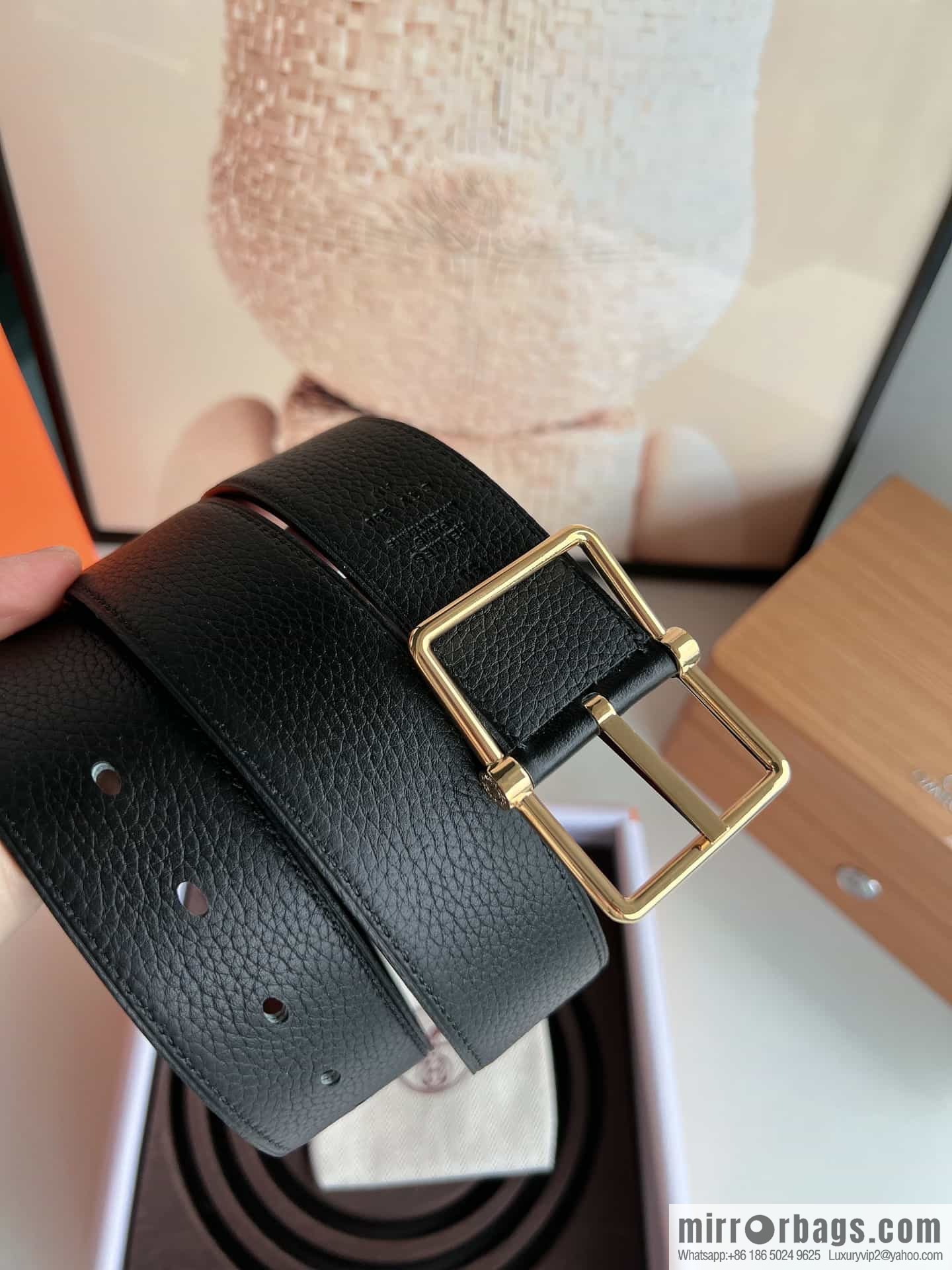 Hermes Hermes 40mm Nathan Double Sided External Belt