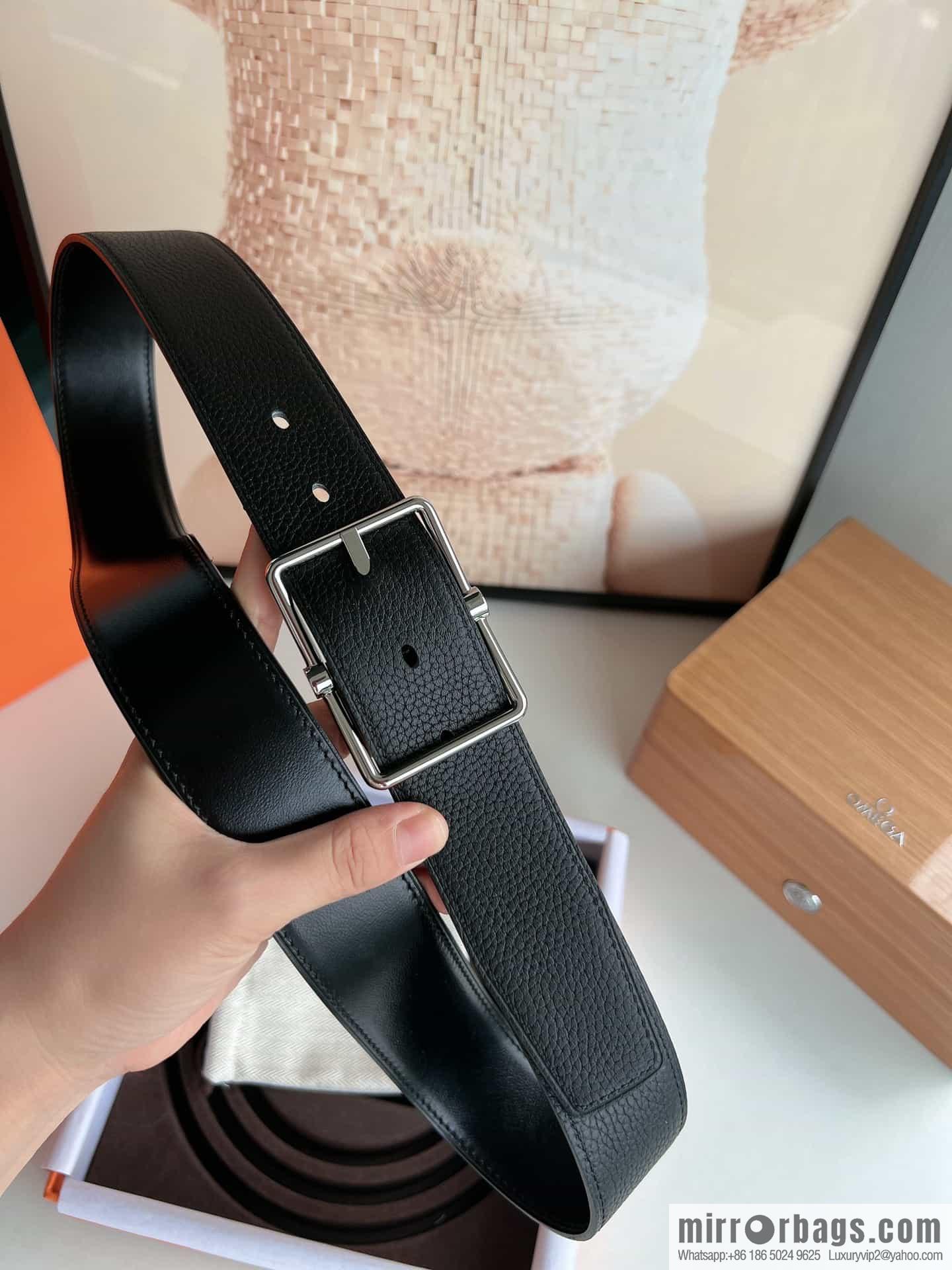 Hermes Hermes 40mm Nathan Double Sided External Belt