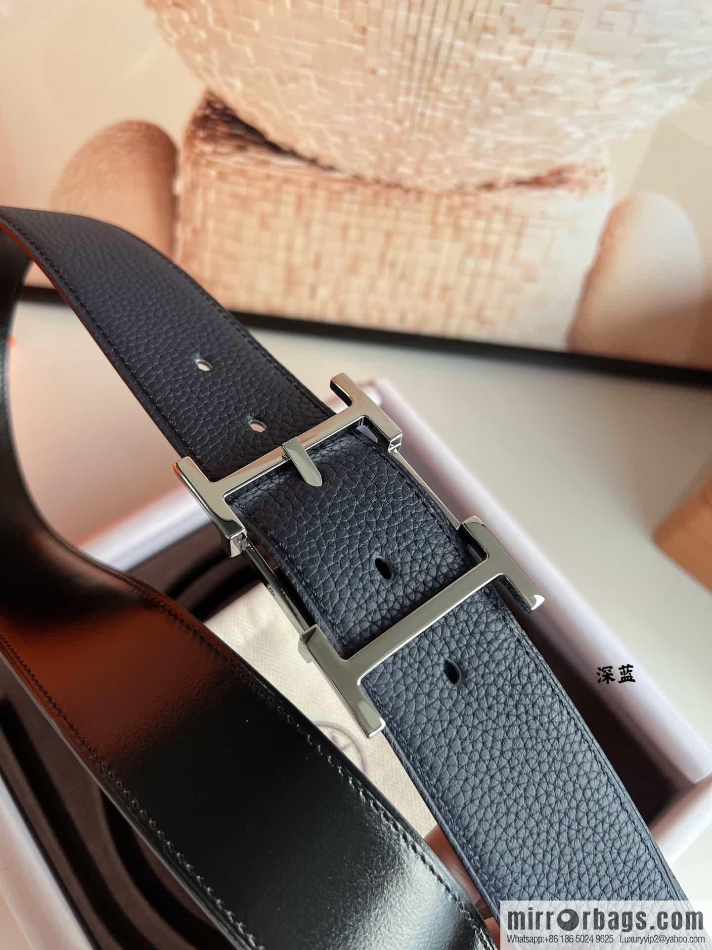 Hermes Hermes 40mm Nathan Double Sided External Belt