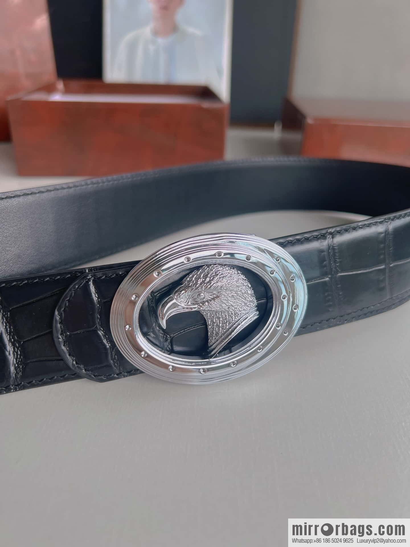 Stefano Ricci Stephen, Cowhide Pressed Textured Belt