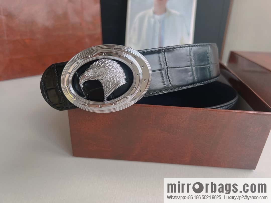Stefano Ricci Stephen, Cowhide Pressed Textured Belt