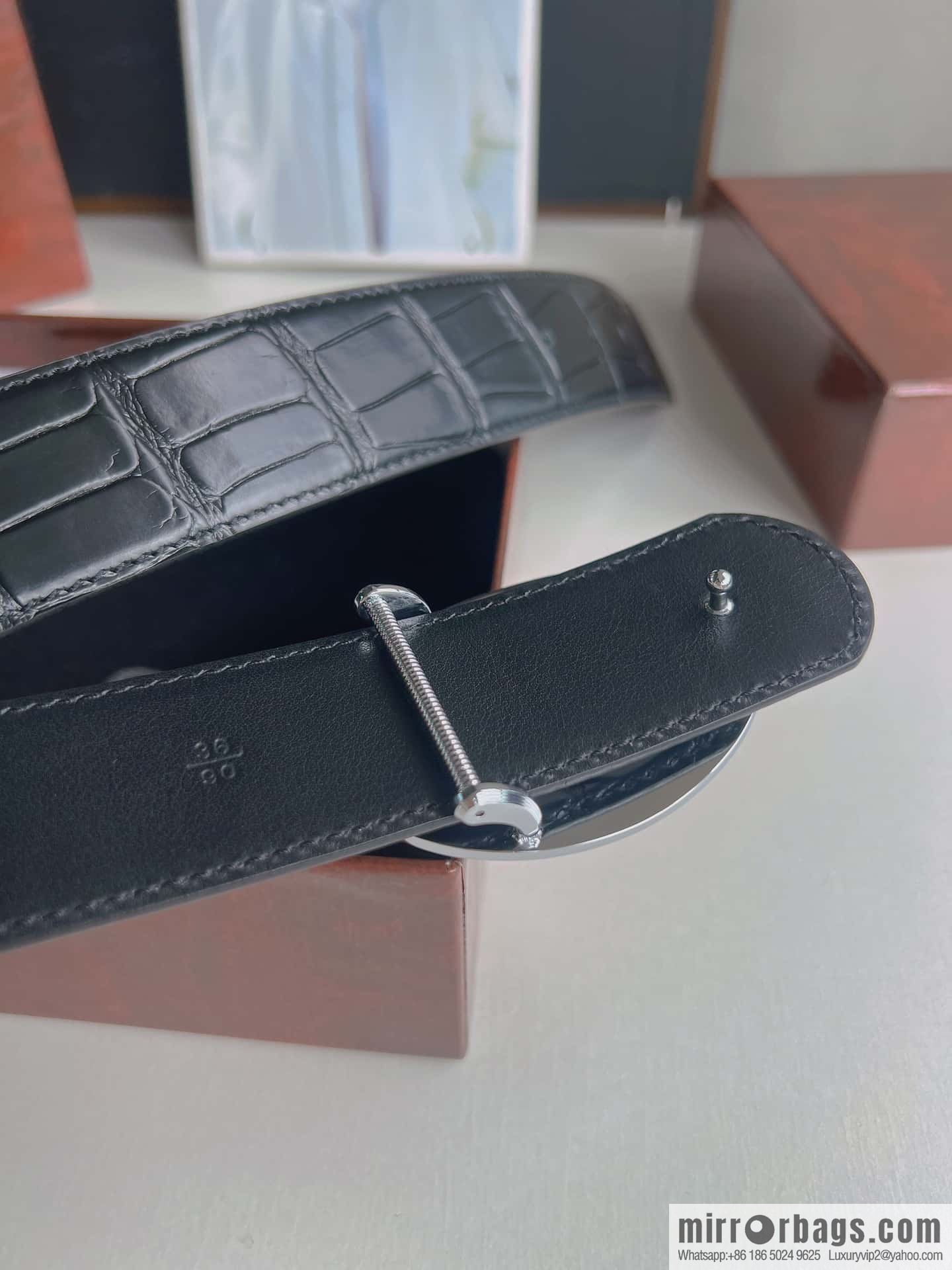 Stefano Ricci Stephen, Cowhide Pressed Textured Belt