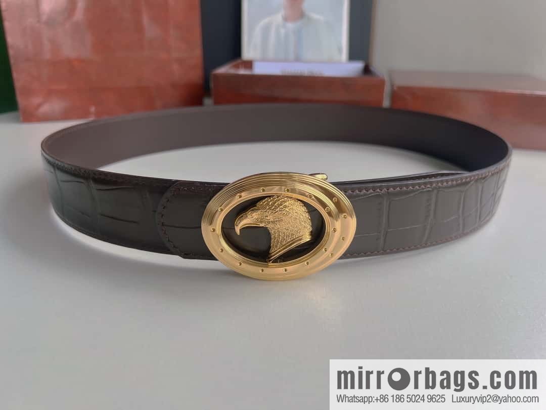 Stefano Ricci Stephen, Cowhide Pressed Textured Belt