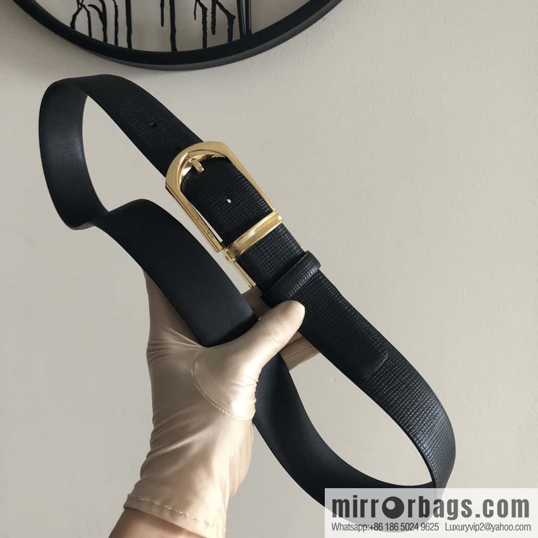 ZEGNA Zegna, men's business leisure rotating pin buckle imported first layer cowhide belt