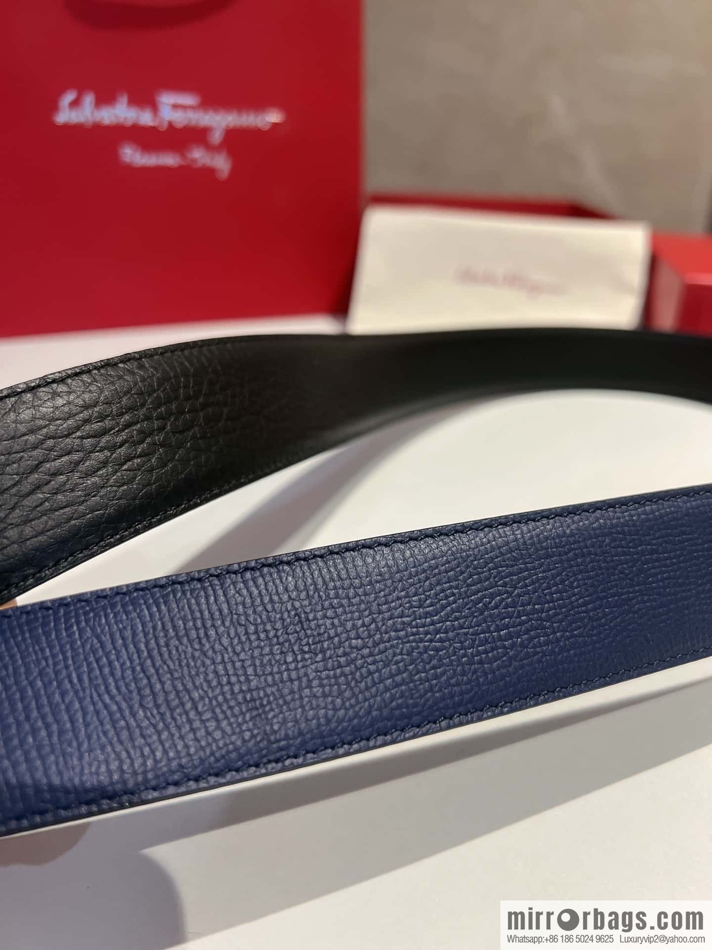 Ferragamo Ferragamo, Leather Hardware Craft Men's 3,5cm Belt