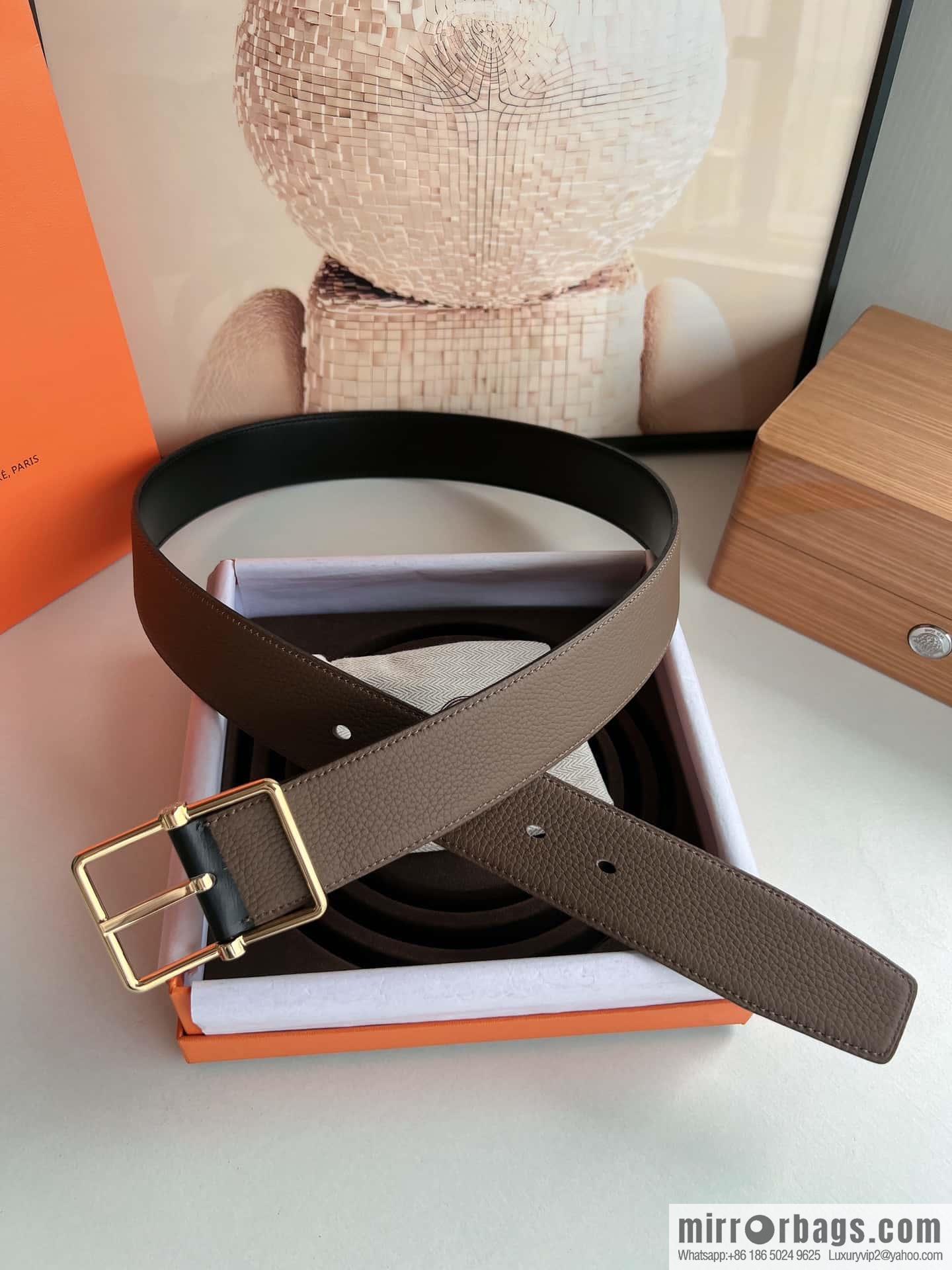 Hermes Hermes 40mm Nathan Double Sided External Belt
