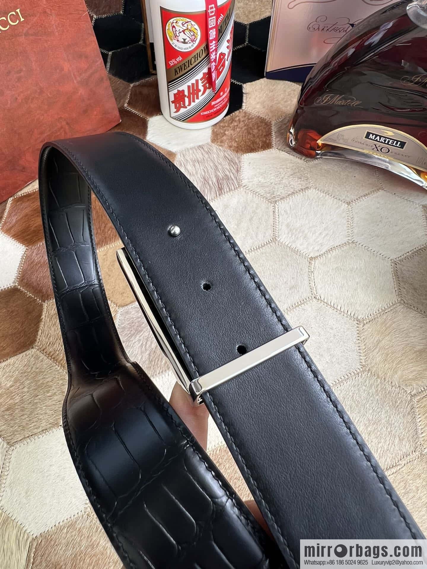 Stefano Ricci, Button Head CNC Inlaid 3.8cm Belt