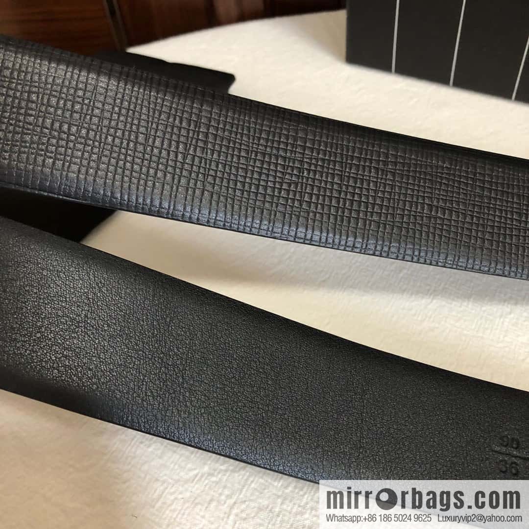 ZEGNA Zegna, men's business leisure rotating pin buckle imported first layer cowhide belt