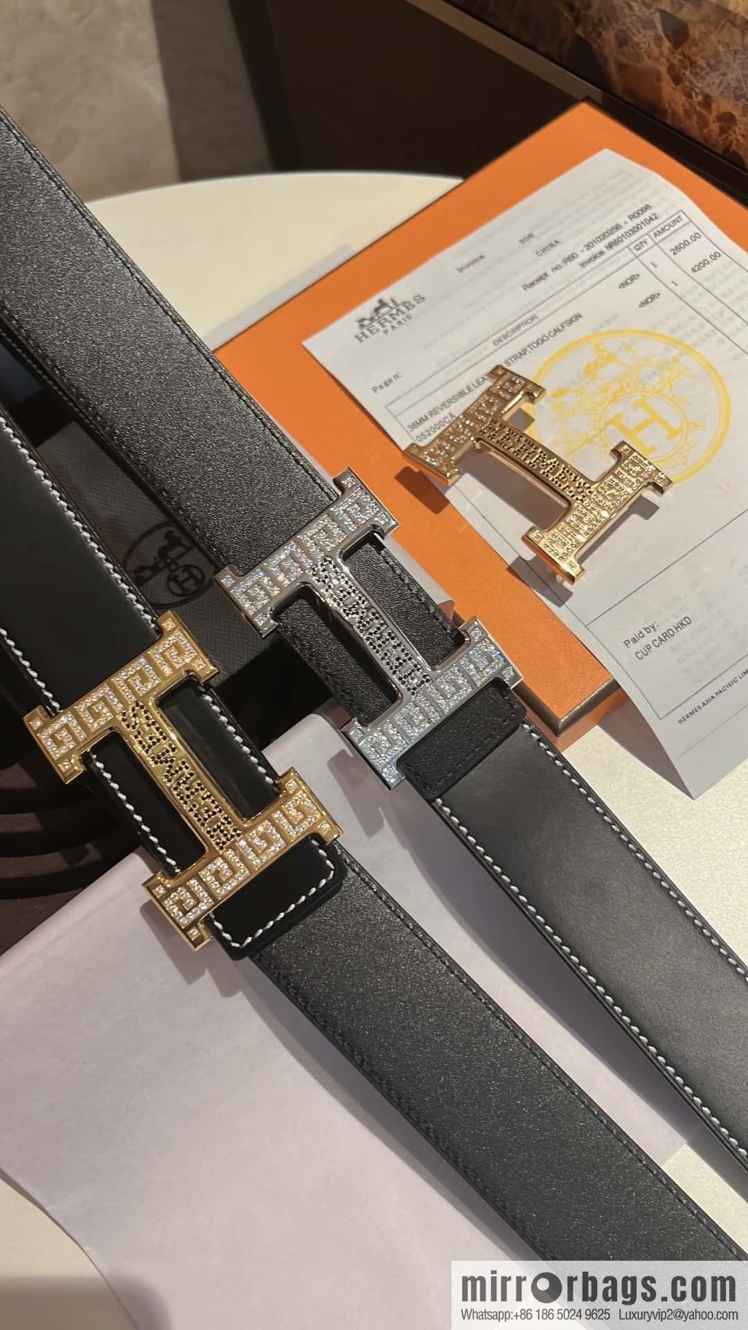 Hermes Hermes, selected imported cowhide H metal buckle 3.8cm belt