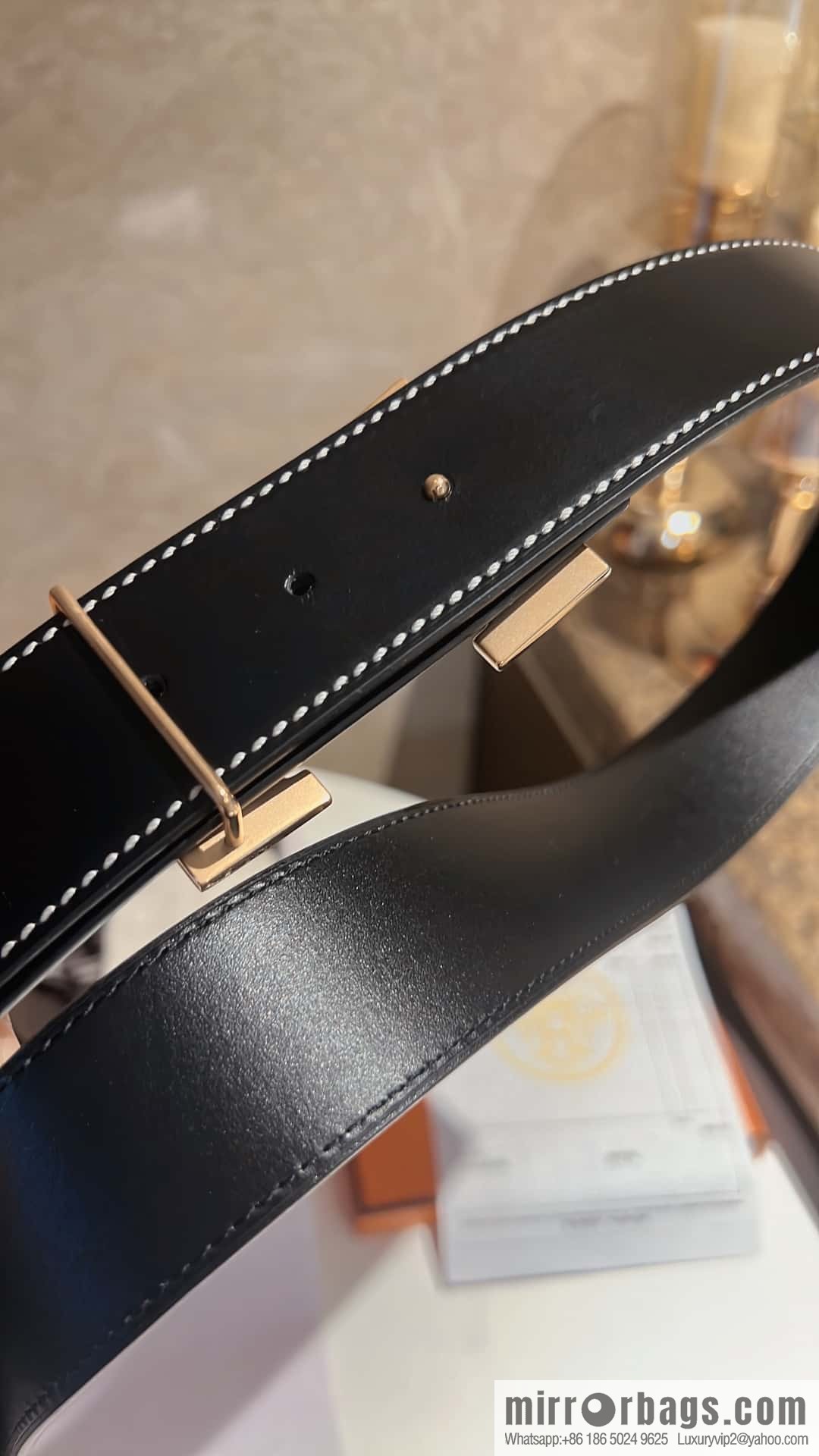 Hermes Hermes, selected imported cowhide H metal buckle 3.8cm belt