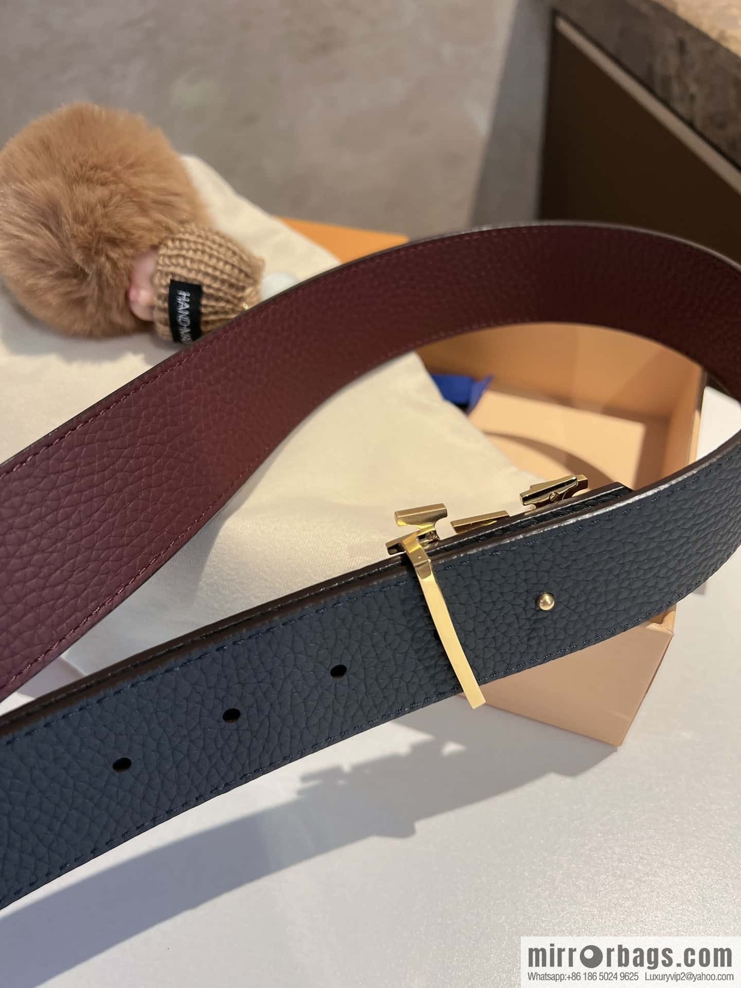 LV/Louis Vuitton LV Shake 40 mm Double Sided Belt