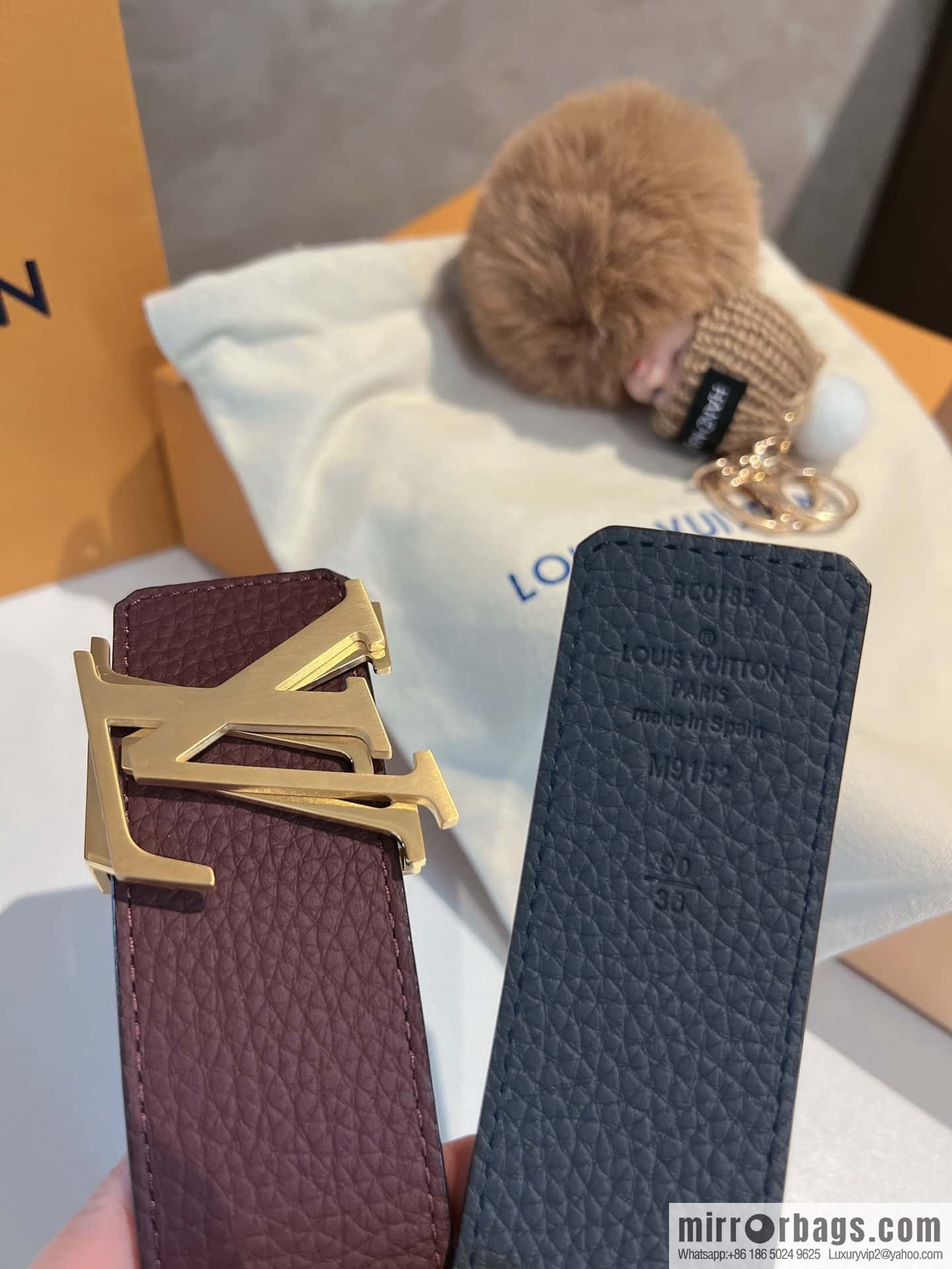 LV/Louis Vuitton LV Shake 40 mm Double Sided Belt