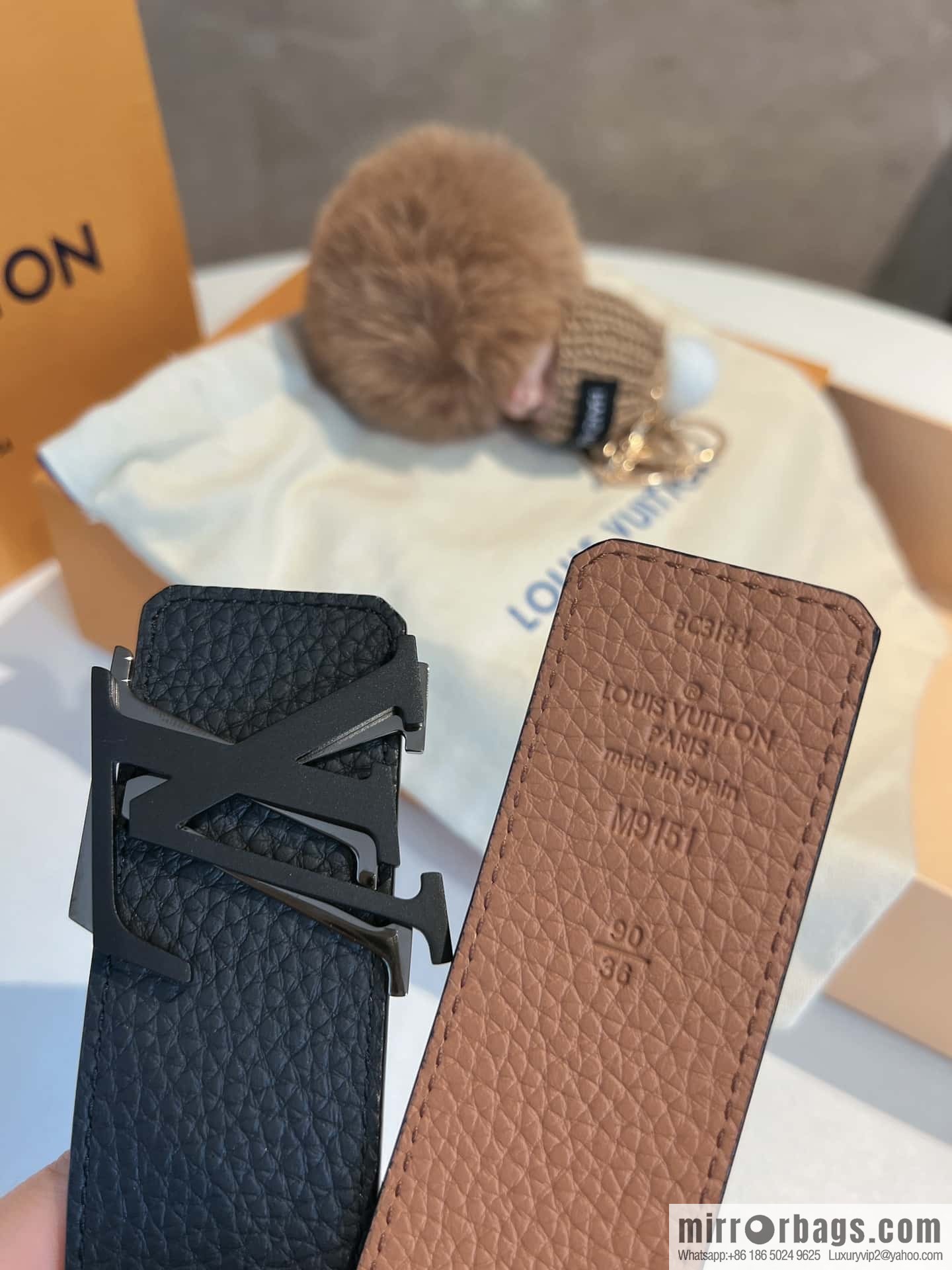 LV/Louis Vuitton LV Shake 40 mm Double Sided Belt