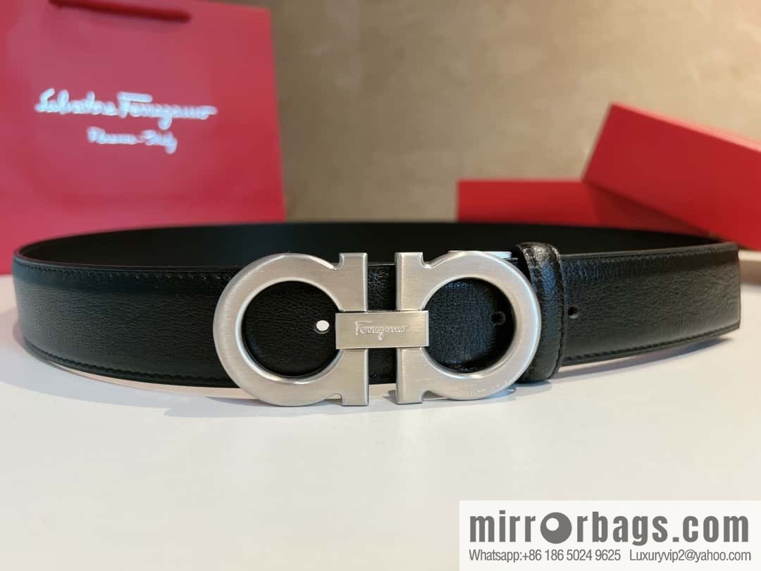 Ferragamo 2022 latest style business elite men's 3.5cm belt