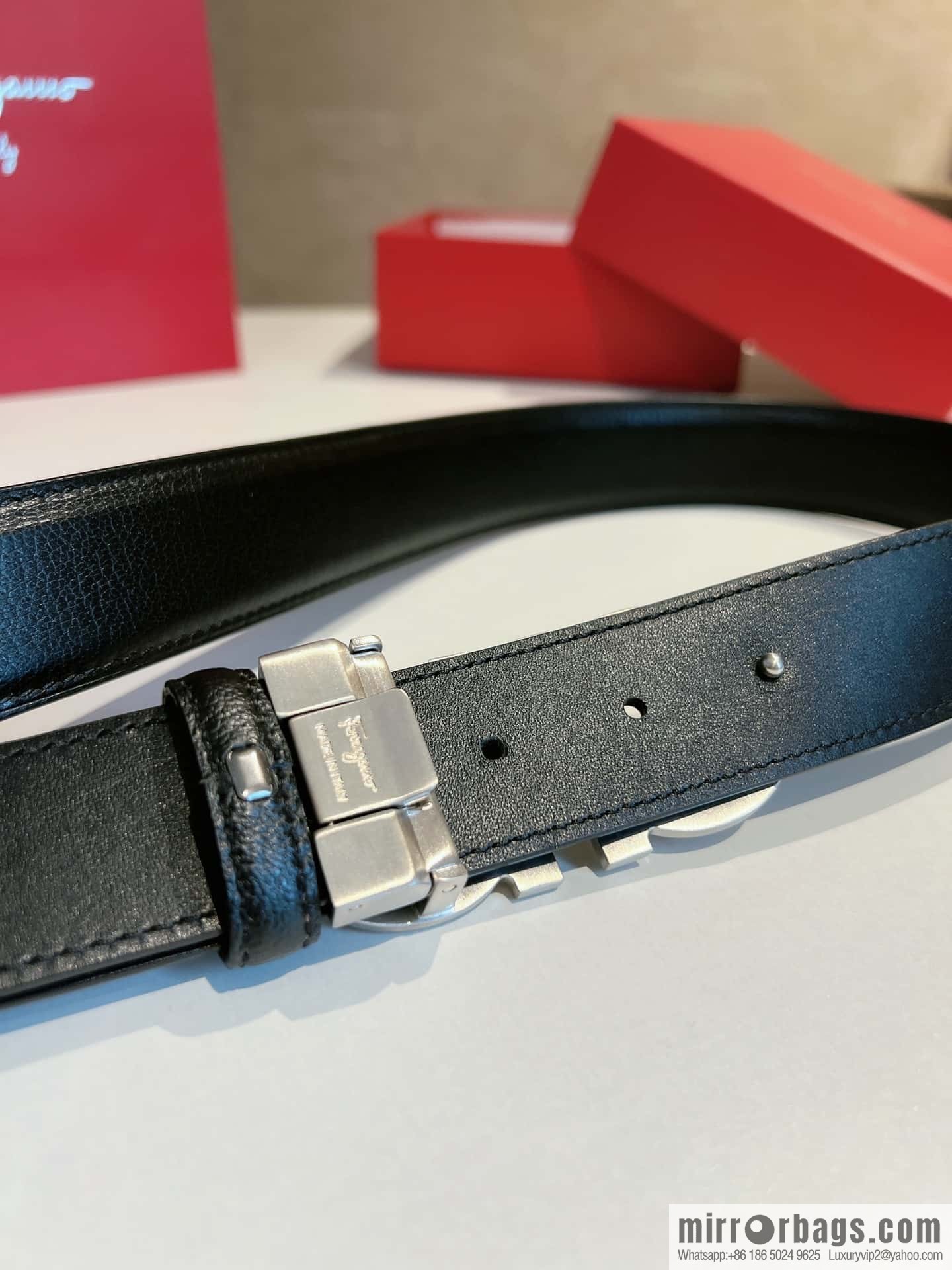 Ferragamo 2022 latest style business elite men's 3.5cm belt