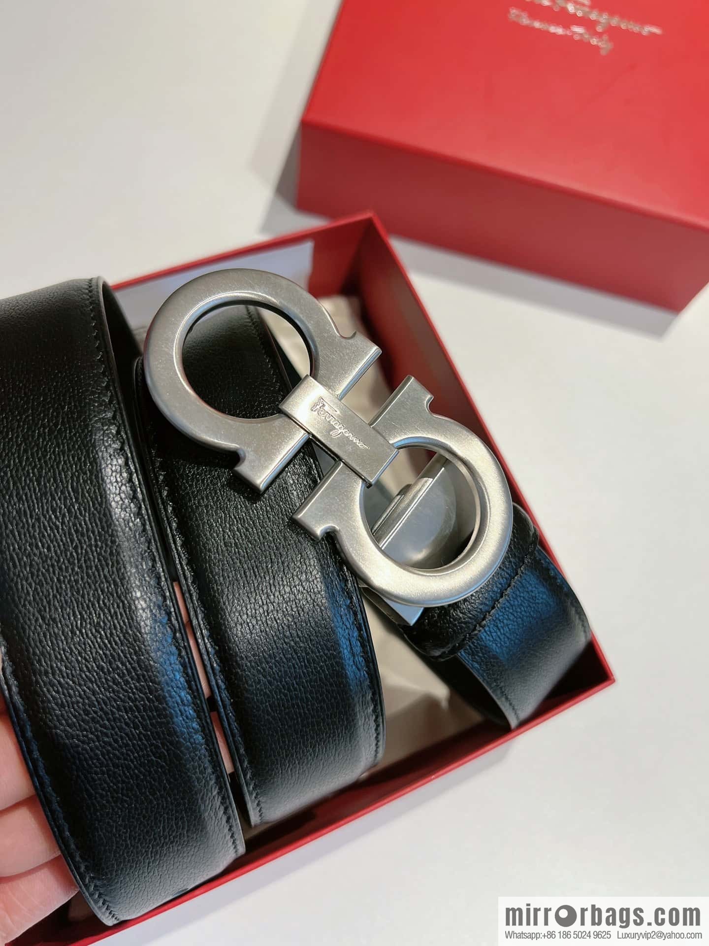 Ferragamo 2022 latest style business elite men's 3.5cm belt