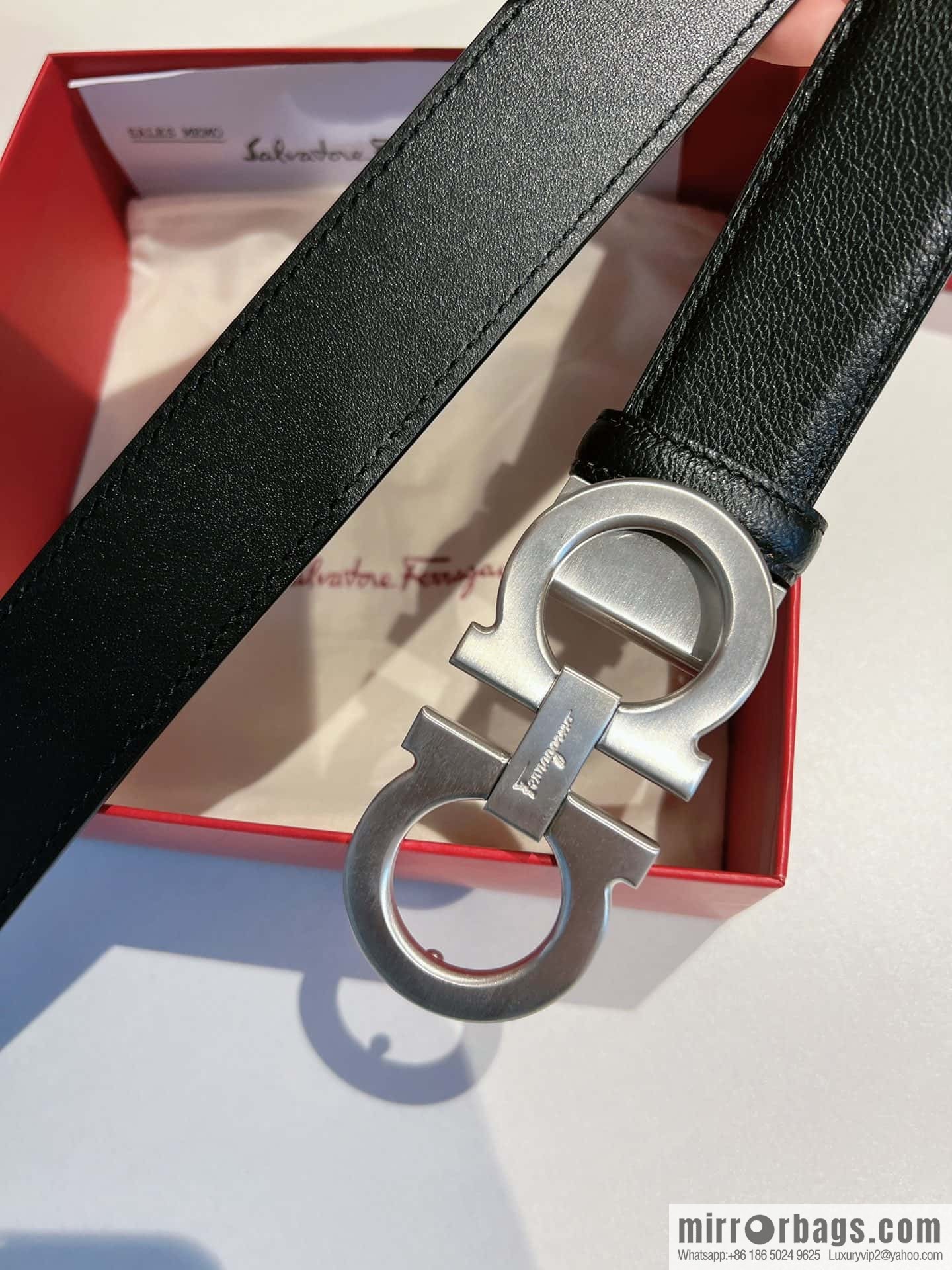 Ferragamo 2022 latest style business elite men's 3.5cm belt