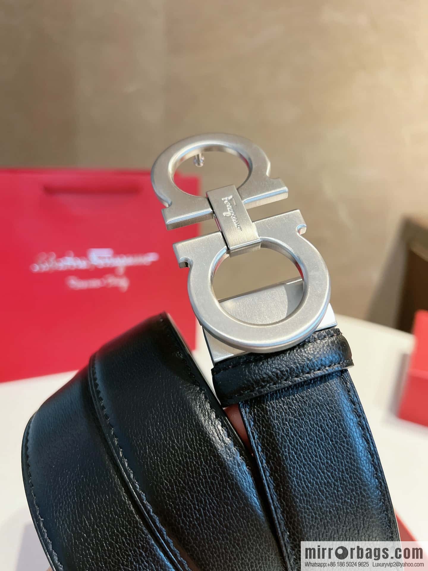 Ferragamo 2022 latest style business elite men's 3.5cm belt