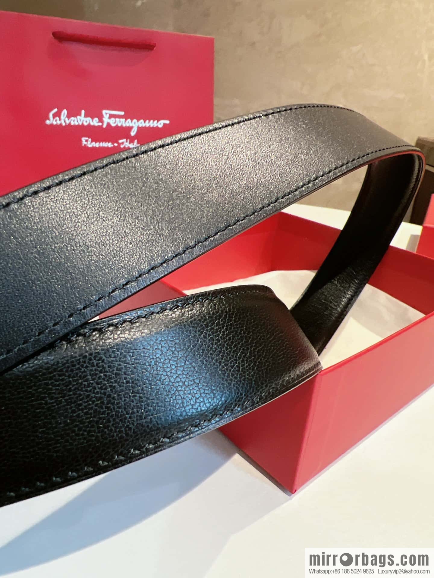 Ferragamo 2022 latest style business elite men's 3.5cm belt