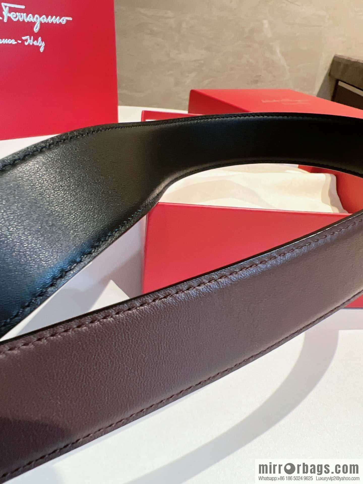 Ferragamo 2022 latest style business elite men's 3.5cm belt