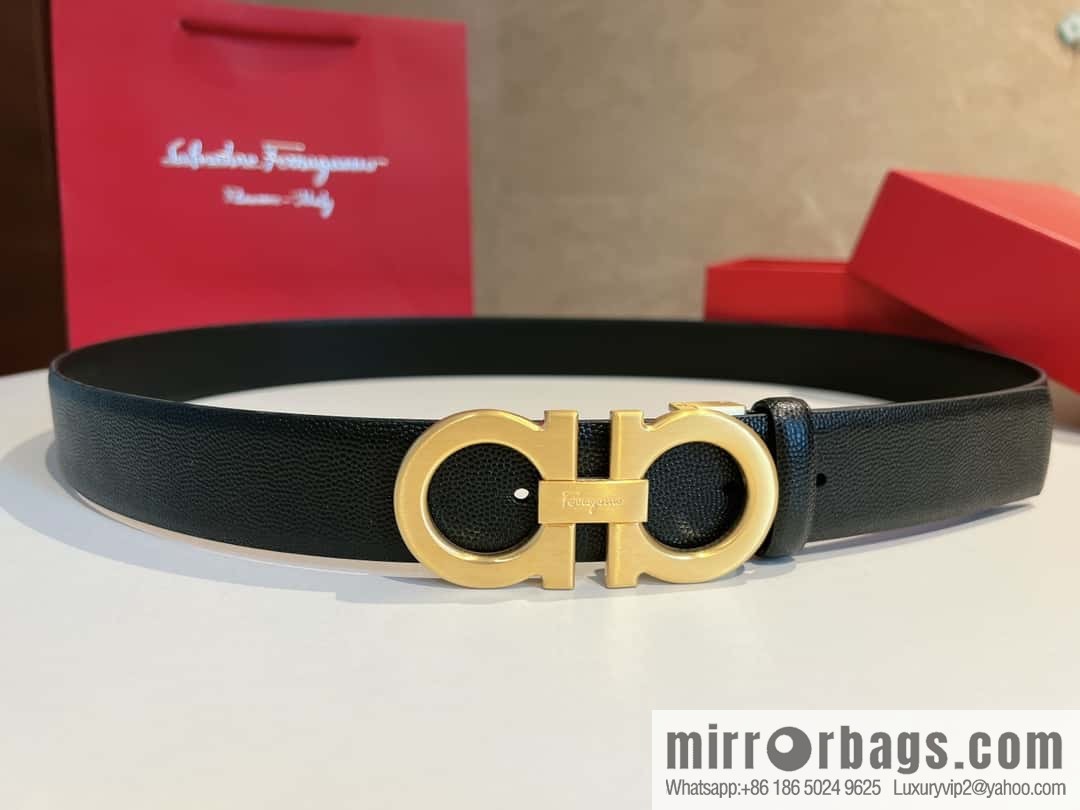 Ferragamo 2022 latest style business elite men's 3.5cm belt