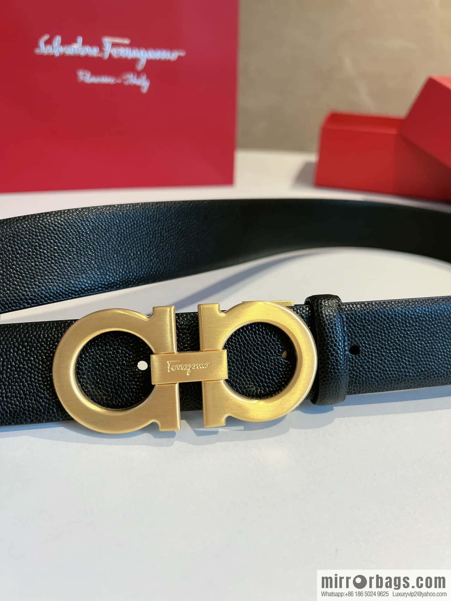 Ferragamo 2022 latest style business elite men's 3.5cm belt