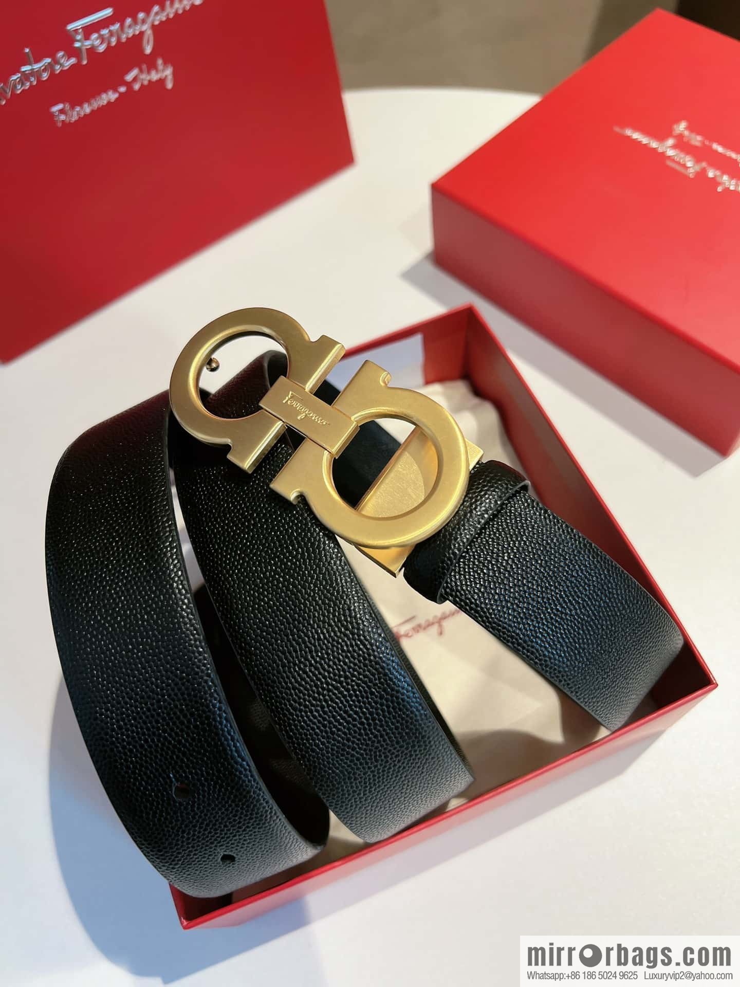 Ferragamo 2022 latest style business elite men's 3.5cm belt