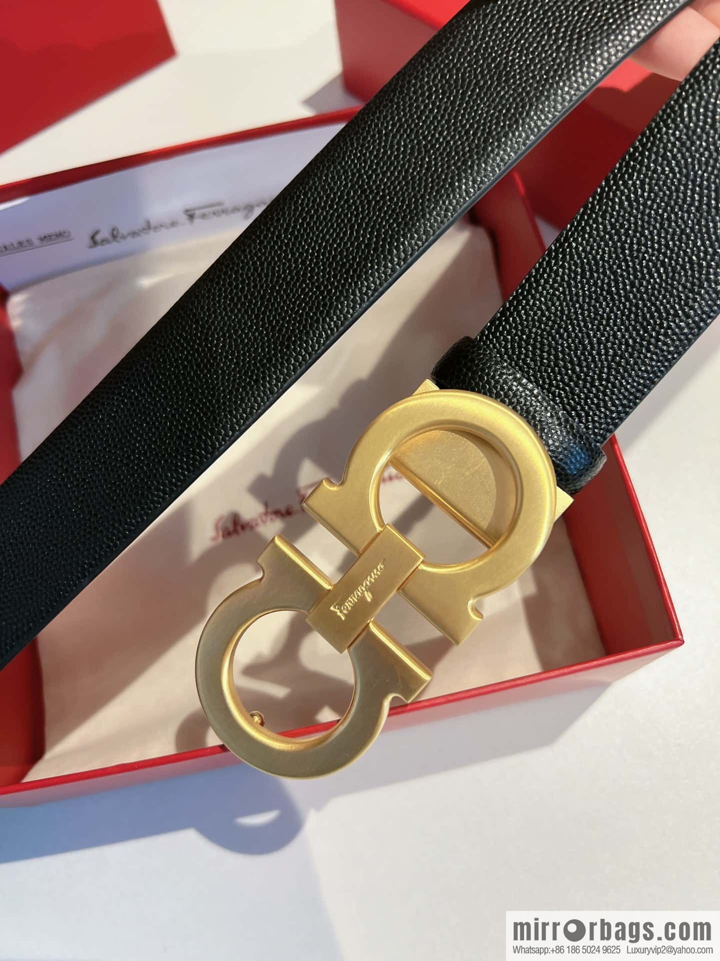 Ferragamo 2022 latest style business elite men's 3.5cm belt