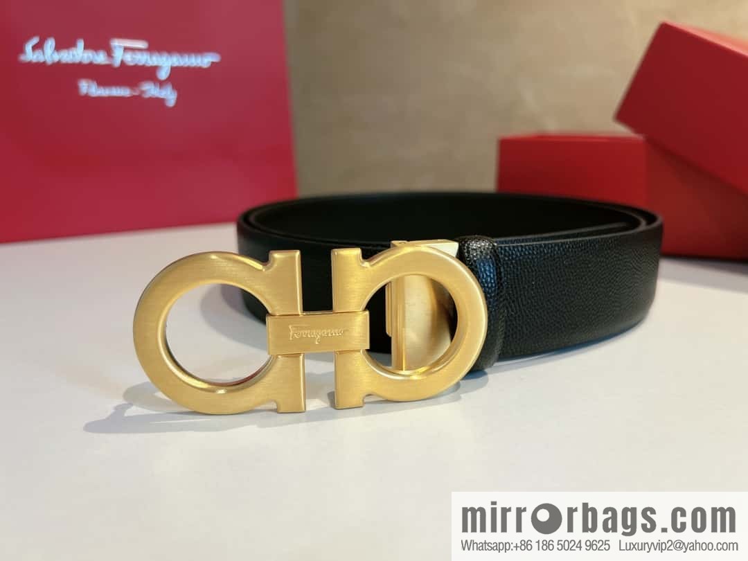 Ferragamo 2022 latest style business elite men's 3.5cm belt