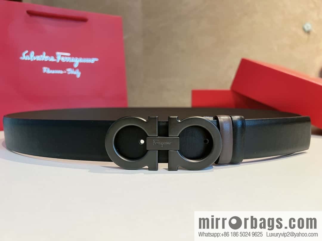 Ferragamo 2022 latest style business elite men's 3.5cm belt