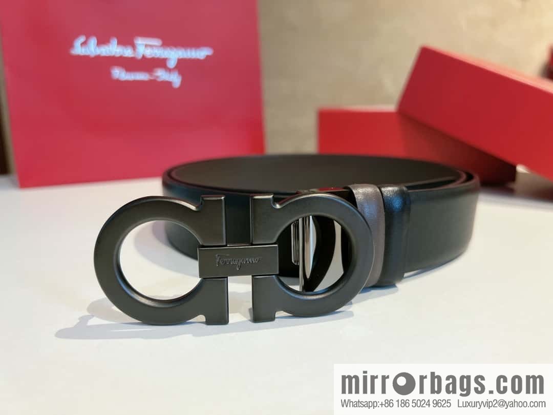 Ferragamo 2022 latest style business elite men's 3.5cm belt