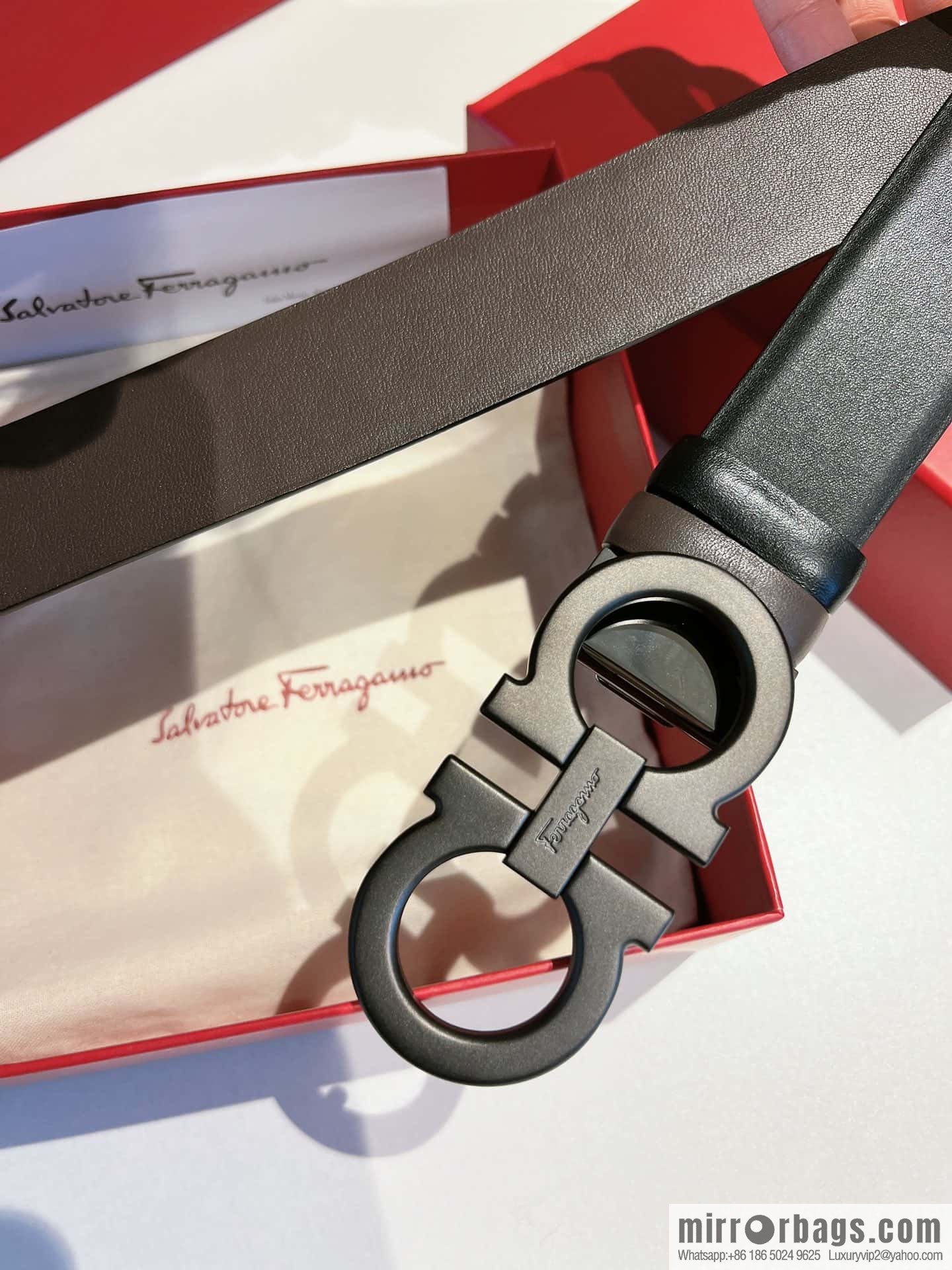Ferragamo 2022 latest style business elite men's 3.5cm belt