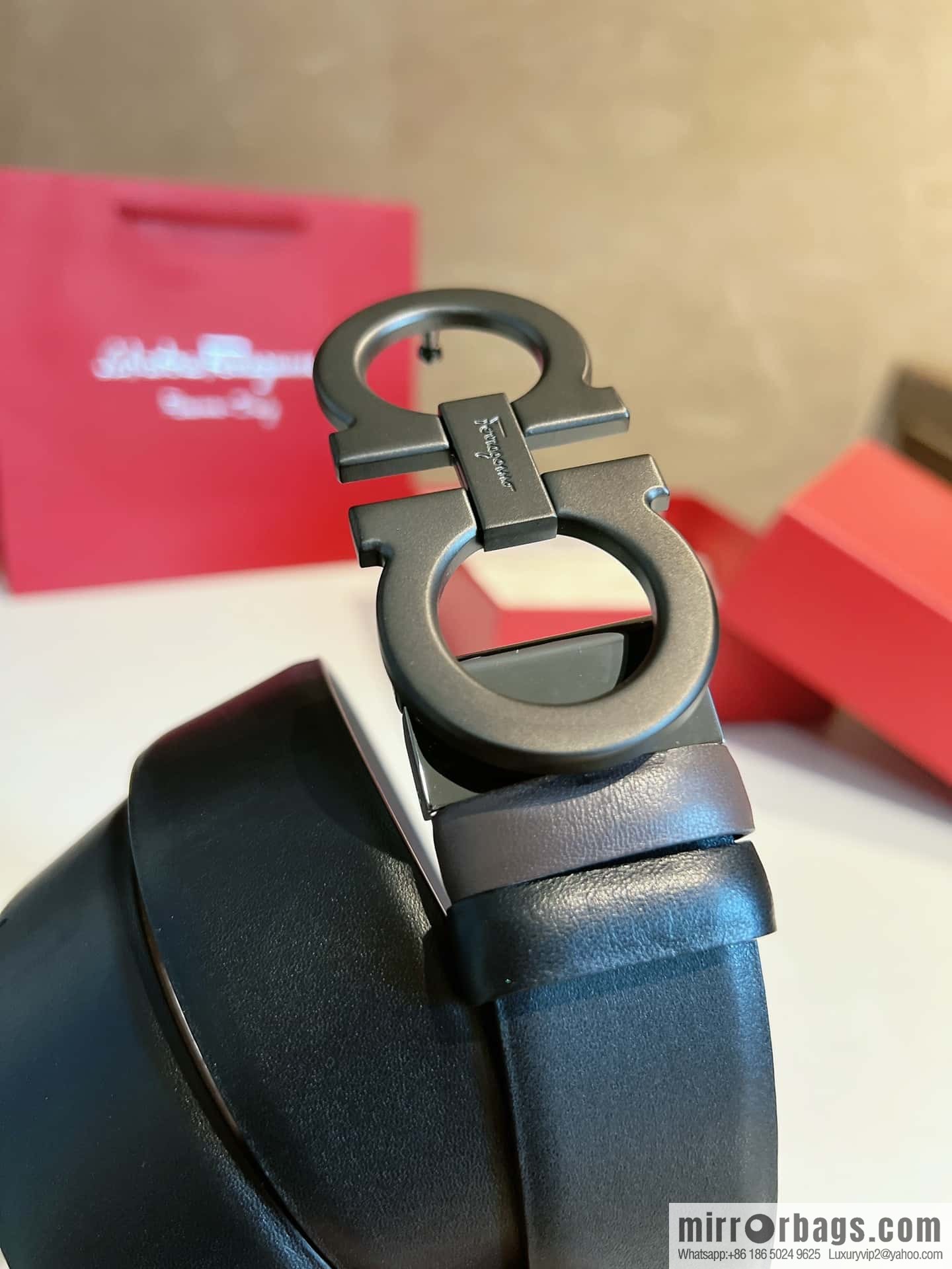 Ferragamo 2022 latest style business elite men's 3.5cm belt