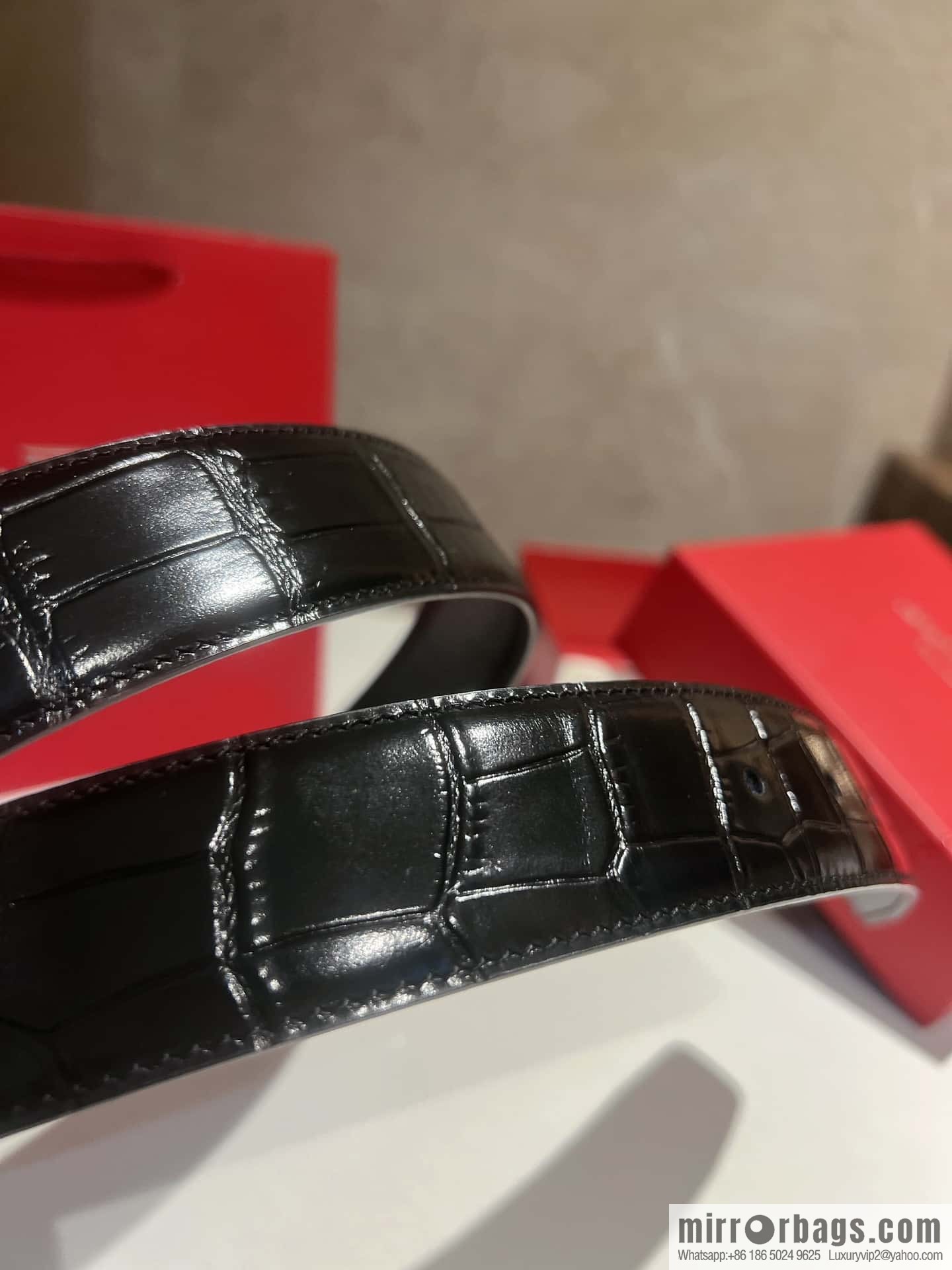 Ferragamo Ferragamo, imported cowhide belt 3.5cm