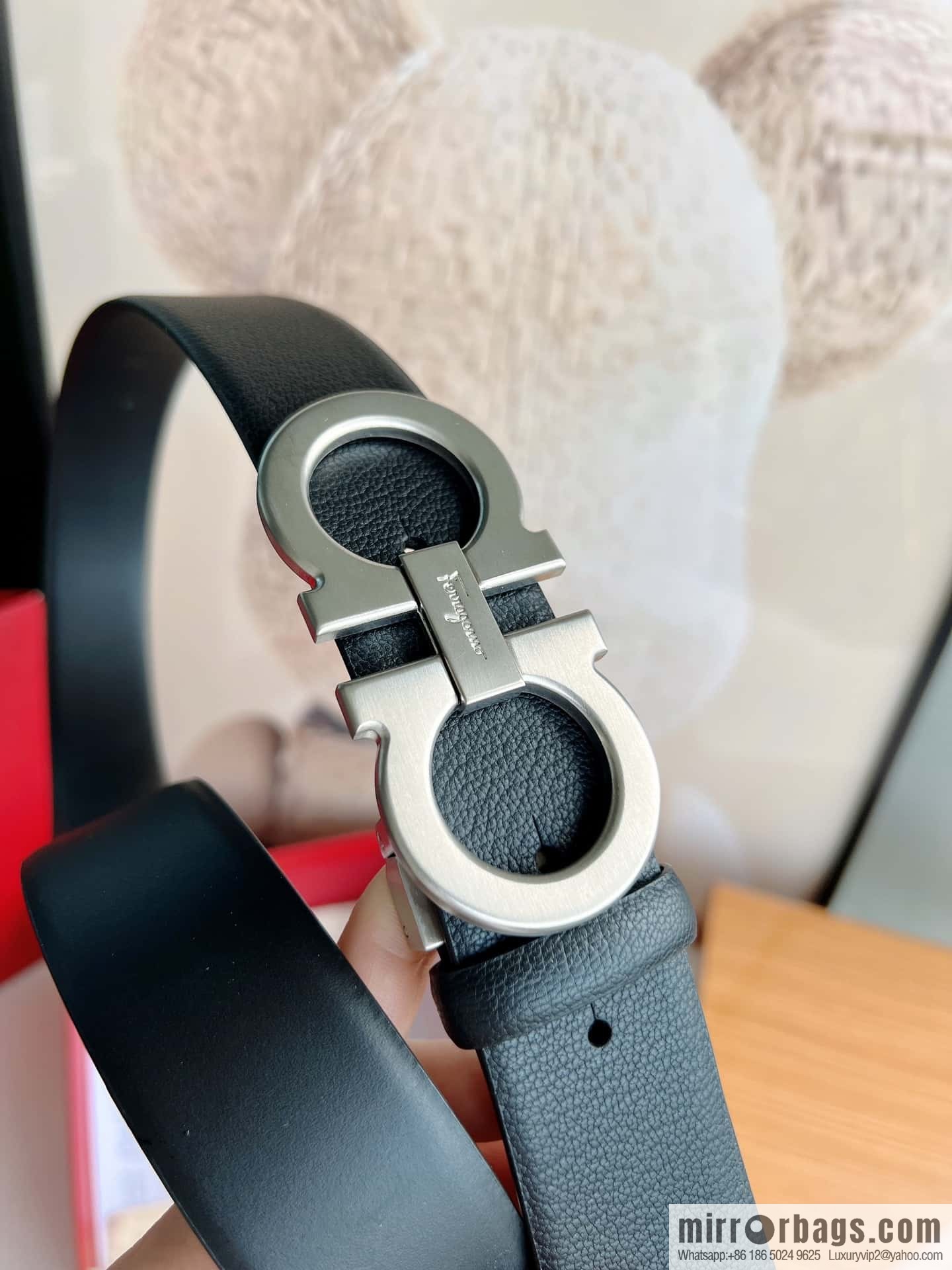 Ferragamo 2022 latest style men's business belt 3.5cm