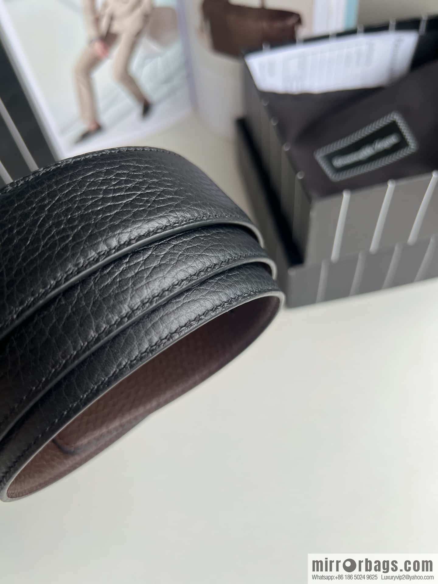 Ermengildo. Zein Zegna men's business leisure rotating pin buckle imported first layer cowhide belt 3.5cm