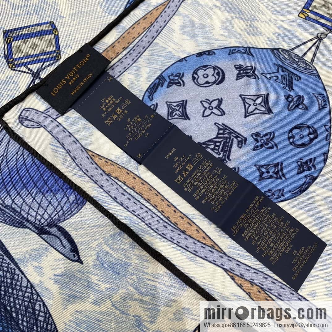 LV Up and Away Silk Scarf