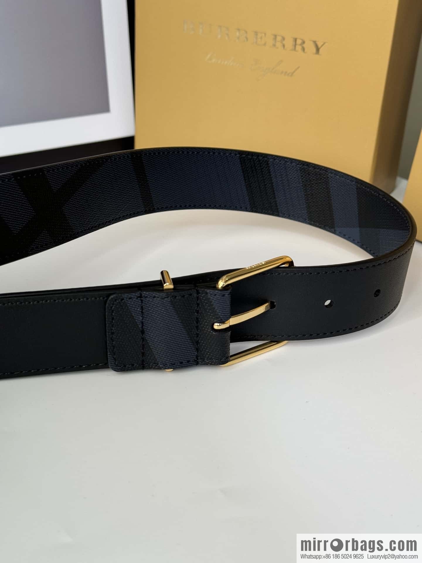 Burberry, British design belt 3.5CM