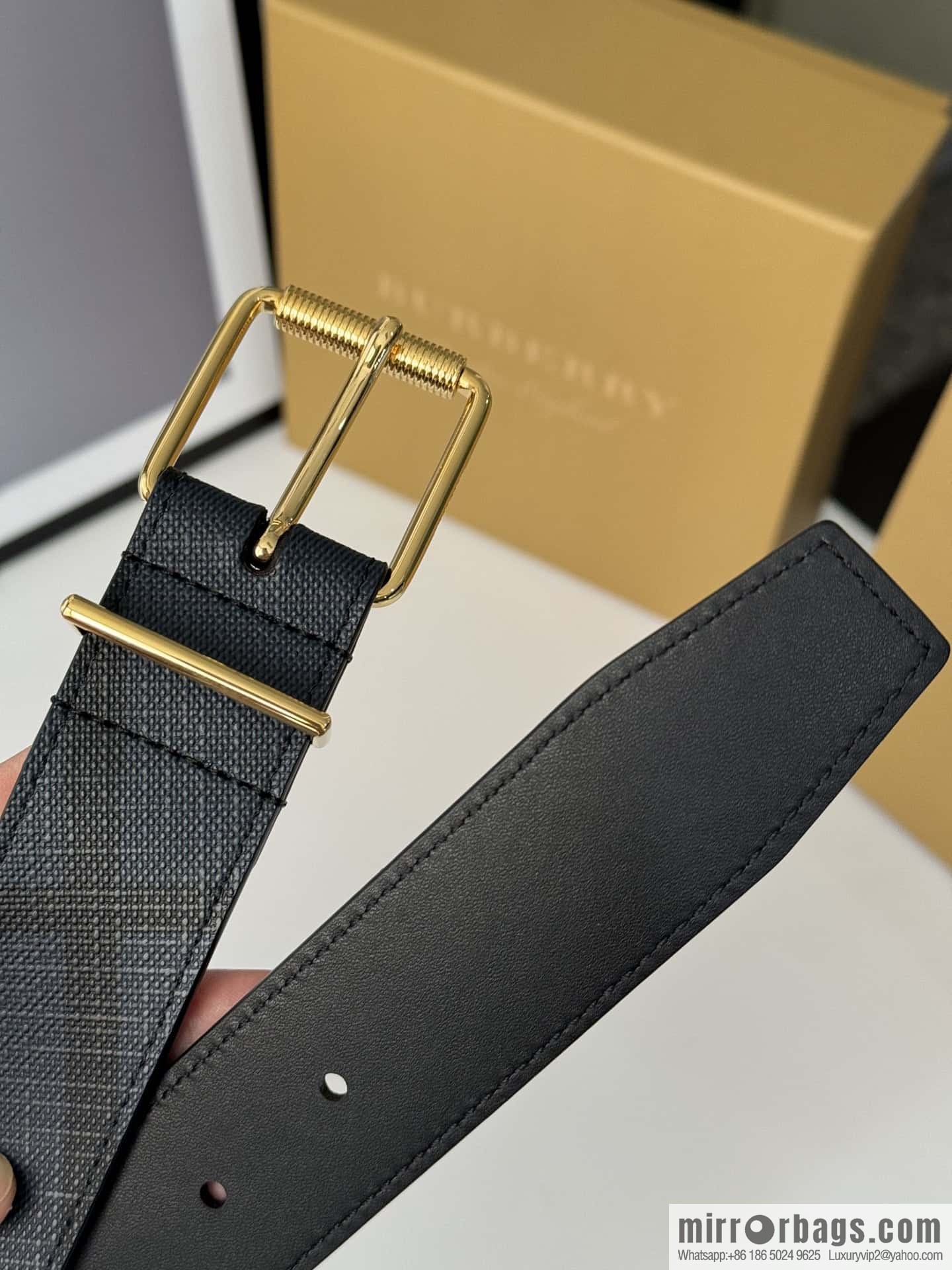 Burberry, British design belt 3.5CM