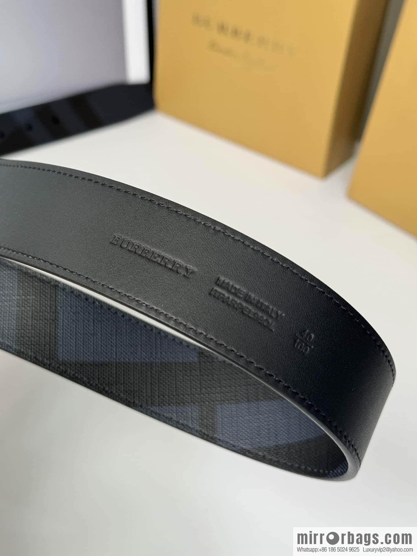 Burberry, British design belt 3.5CM
