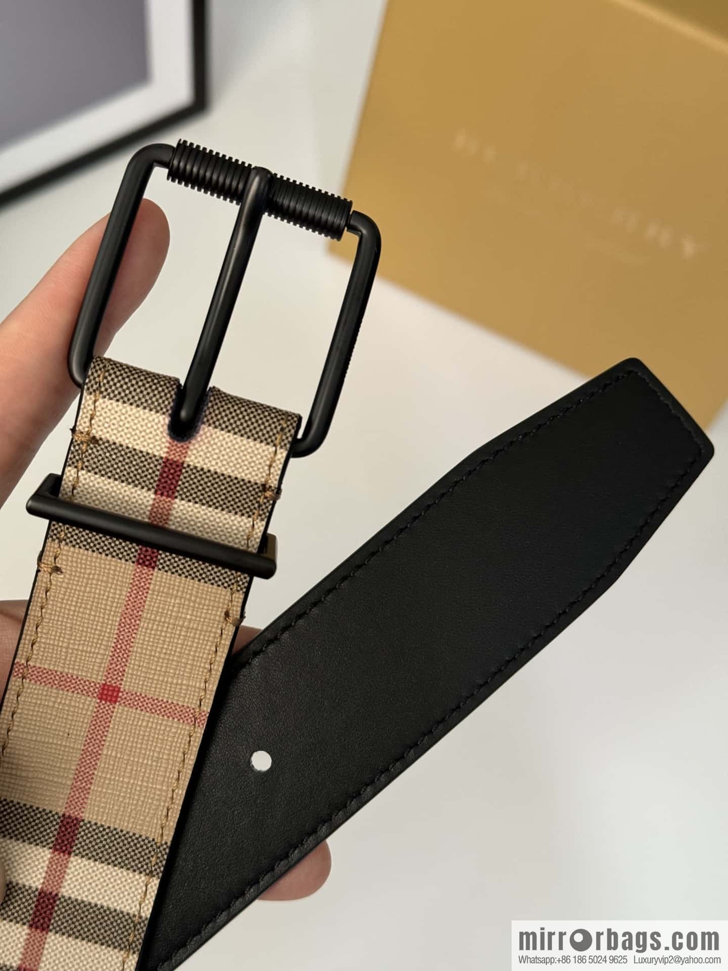 Burberry, British design belt 3.5CM