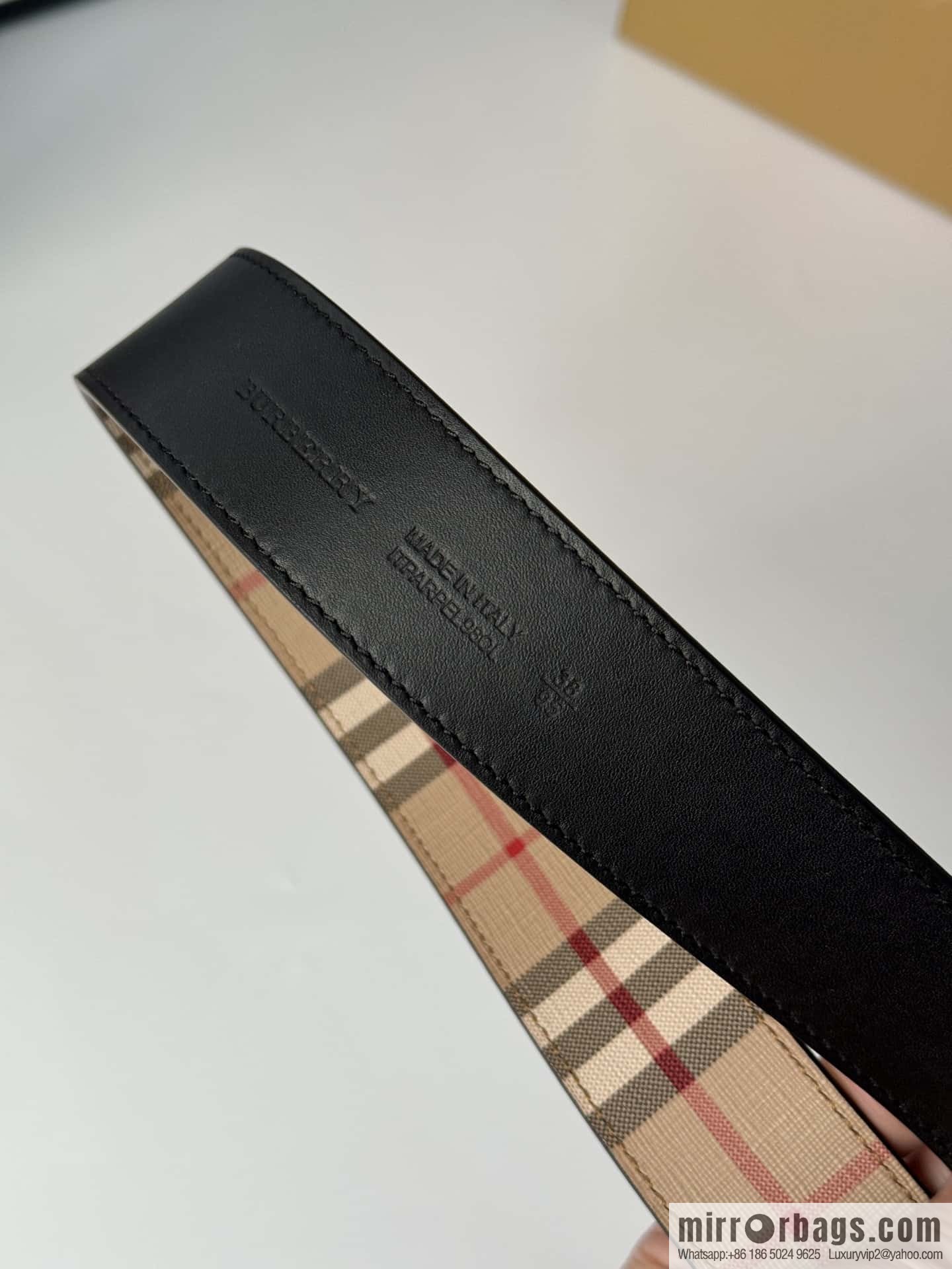 Burberry, British design belt 3.5CM